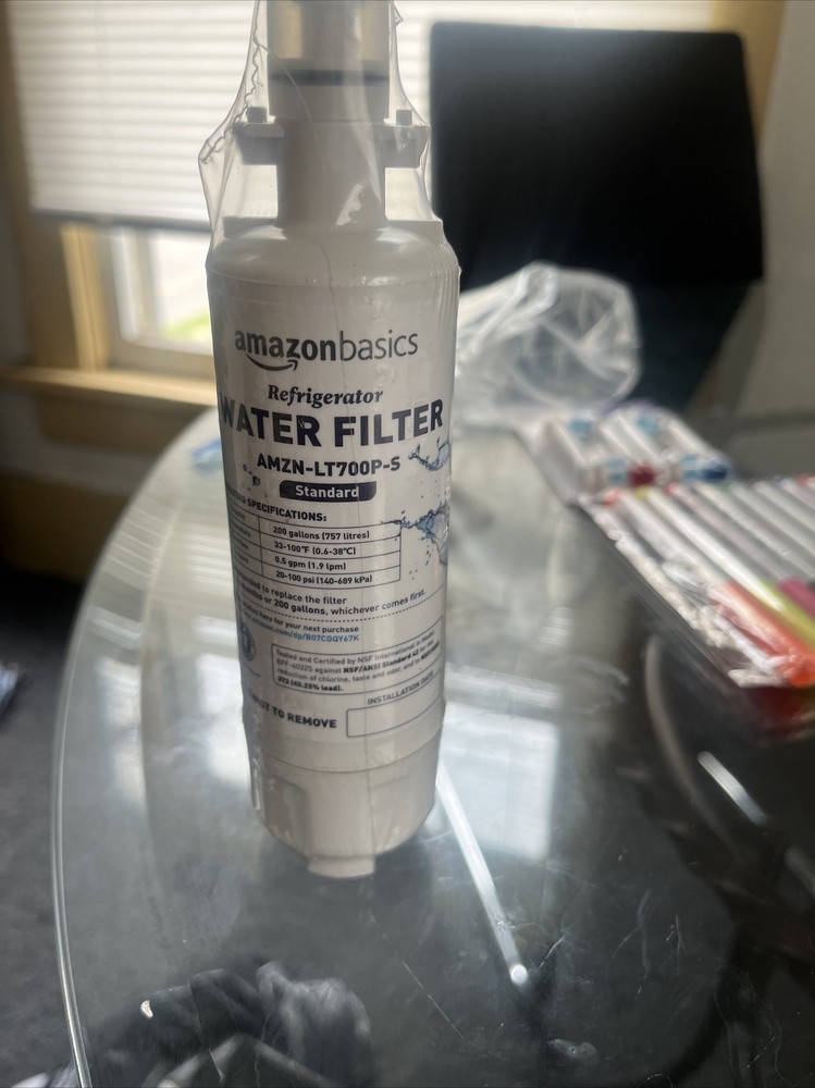 AmazonBasics LT700PS Refrigerator Water Filter for Clean Fresh Drinking Water-image