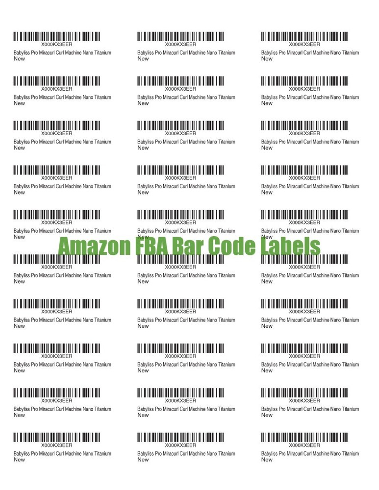 FBA Blank Barcode Labels for Merchant Printing-image