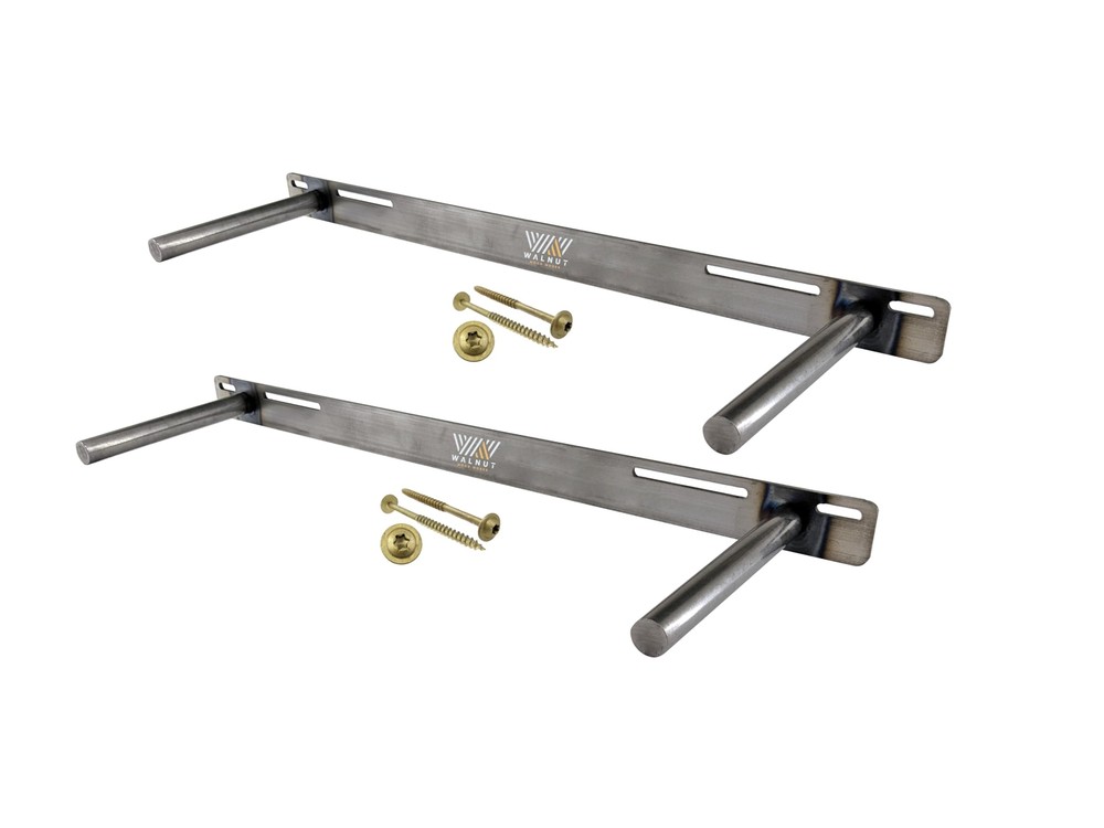 24-Inch Heavy Duty Floating Shelf Brackets 2-Pack, Holds 150lbs – Hidden Mount