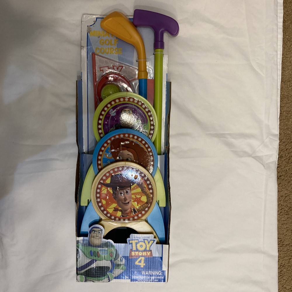 Toy Story 4 Mini Golf Playset for Indoor or Outdoor Fun Ages 2 Plus Brand New-image
