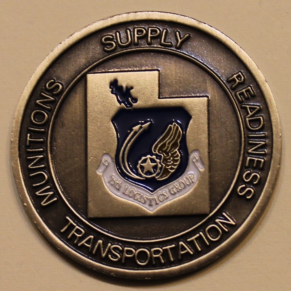 75th Logistics Group Hill AFB Utah Air Force Challenge Coin-image