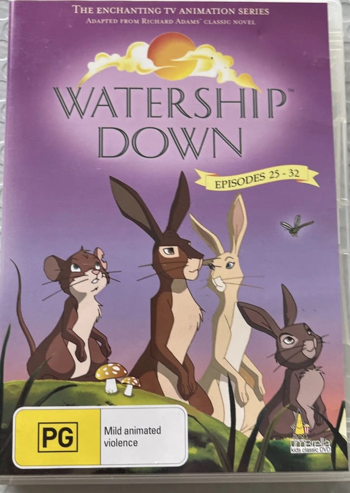 Watership Down Series 4 Vintage 1999 DVD Episodes 25-32 R0 Animation