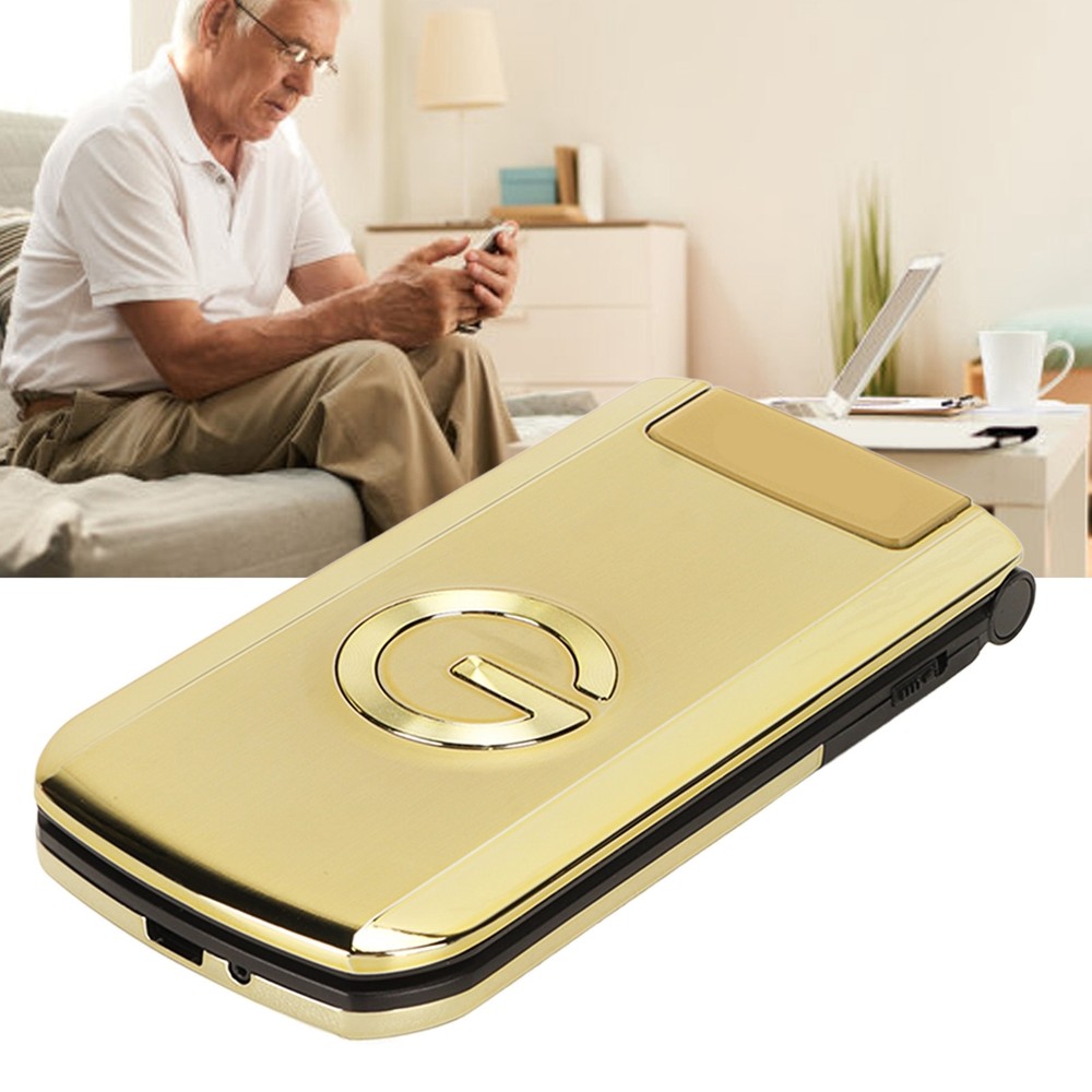 Unlocked Flip Phone 2G Cell Phone For Seniors Kids Elder Big Button Mobile Phone