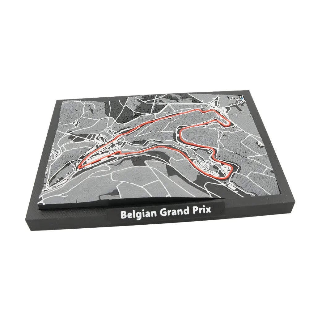Belgian Grand Prix 3D Circuit Map - Spa-Francorchamps