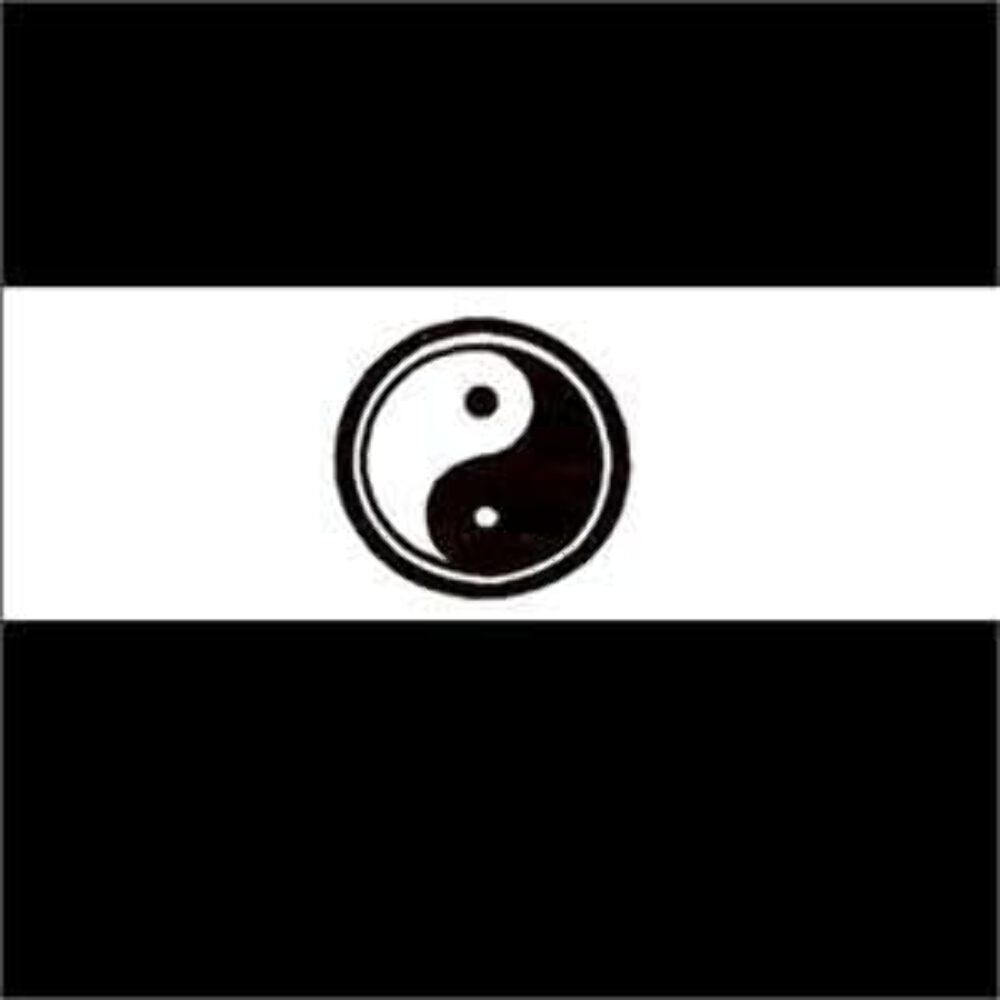 2579 - Headband Yin Yang on White |S-2|