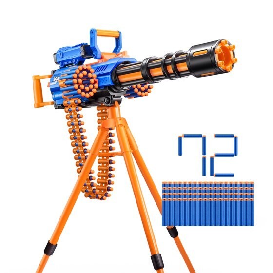 XSHOT Insanity Motorized Rage Fire 72 Darts by ZURU - Kids Toy Machine Gun Toys