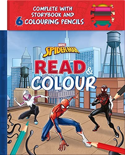 Marvel Spider-Man: Read & Colour by Books, Igloo Hardback Book The Fast FreeFREE US DELIVERY | ISBN: 183852701X | Quality Books
