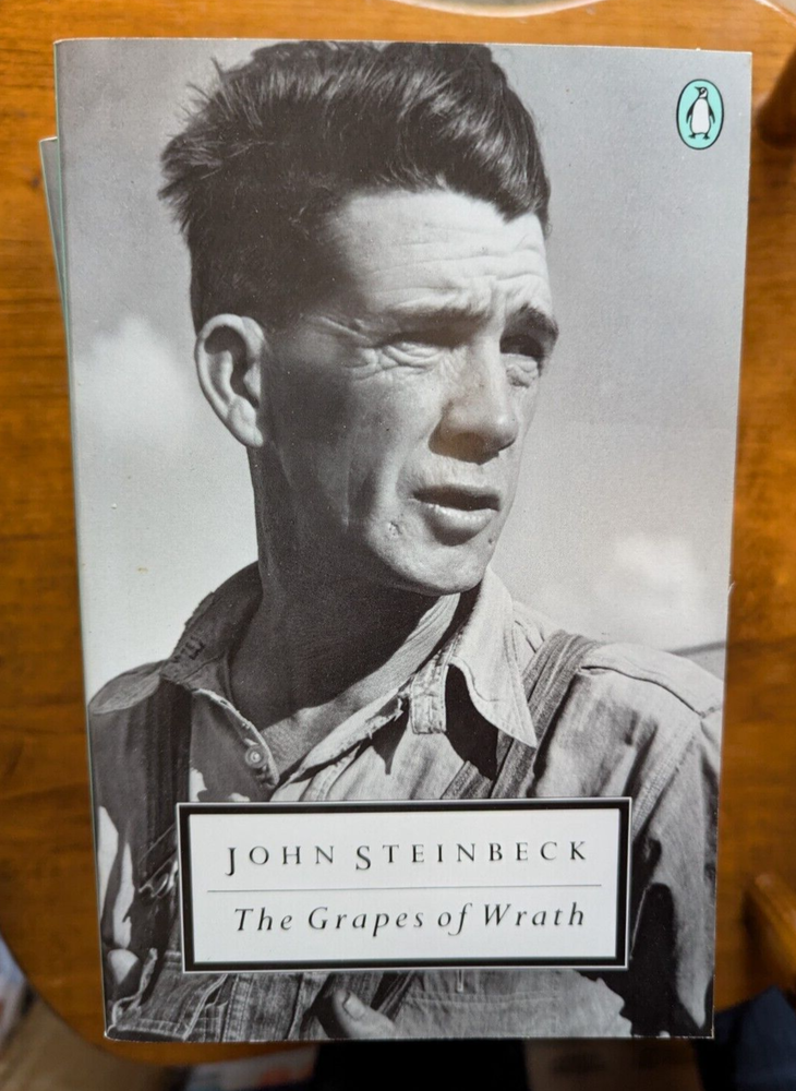 The Grapes of Wrath by John Steinbeck 1992 Paperback Paperback Revised Book