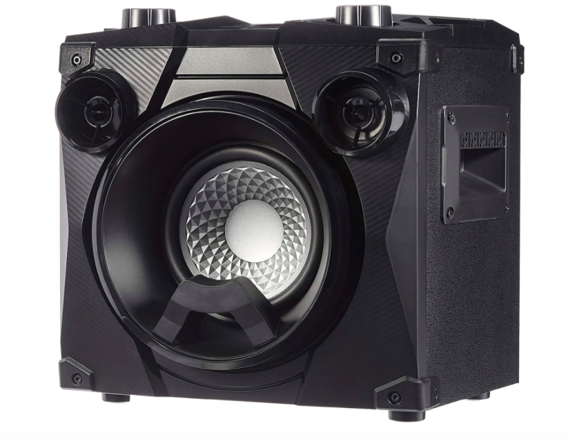 AmazonBasics Wireless Party Speaker with LED Lights Built-In Radio and Bass Boost for Events  -image