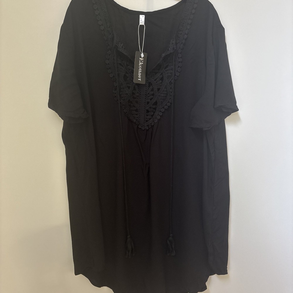 Ekouaer Women's Swimsuit Beach Cover Up Shirt Beachwear Size M NEW w/TAGS