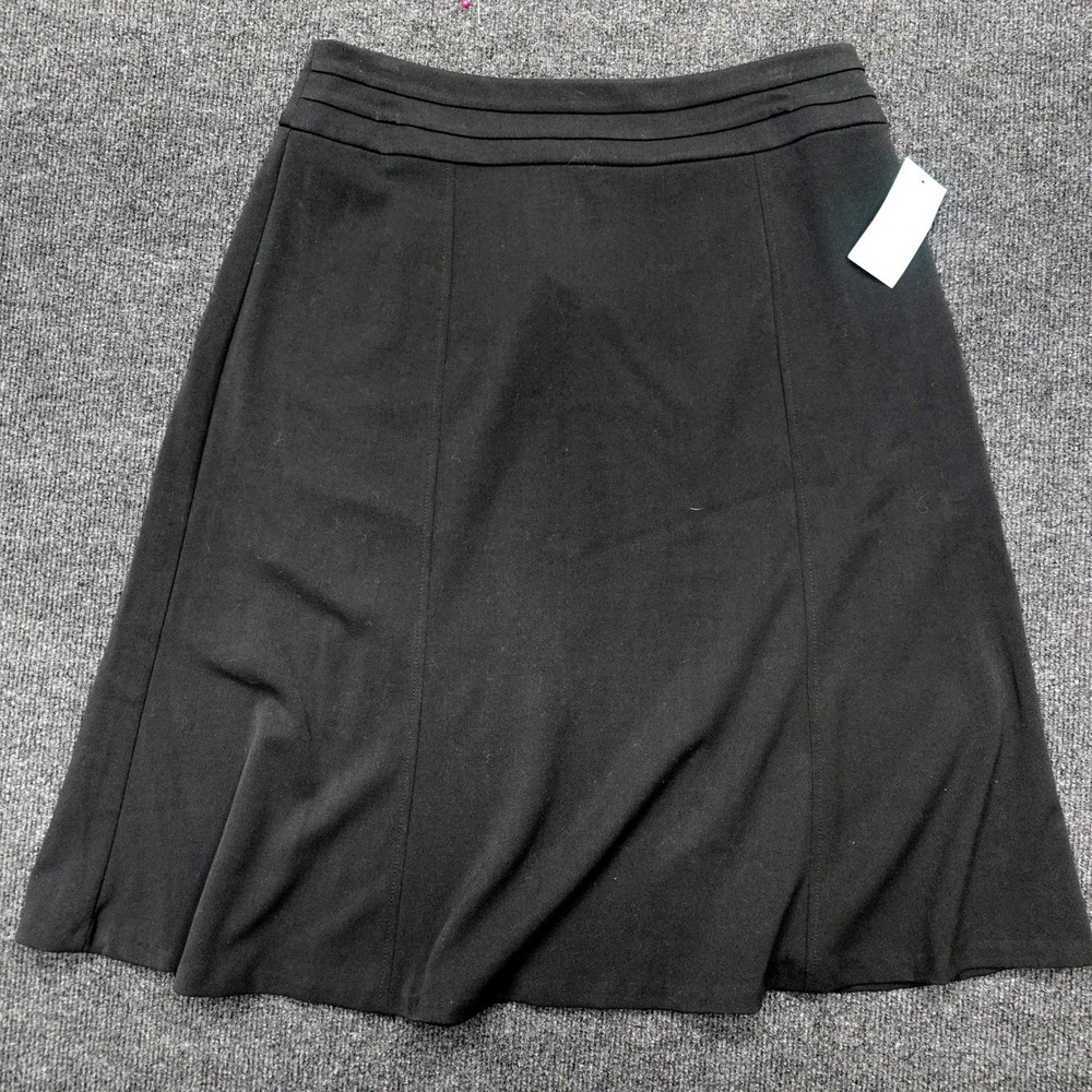 Christopher & Banks Skirt A Line Business Casual Women 10P Black