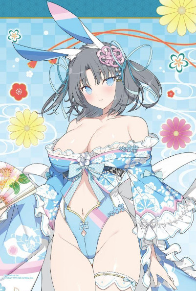 Senran Kagura Yumi Original B2 Tapestry Bunny ver. POP UP  japan anime game