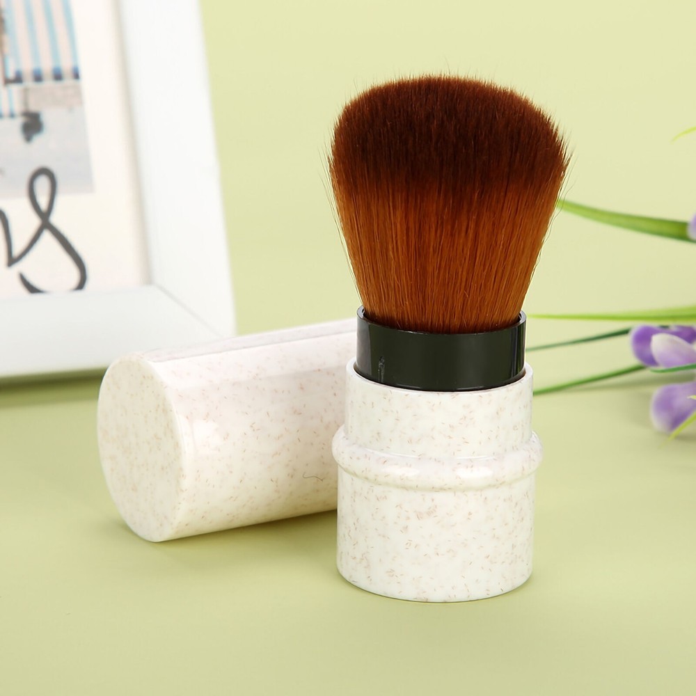 Stretchable Handle Marbling Makeup Brush for Foundation Blusher Powder  
