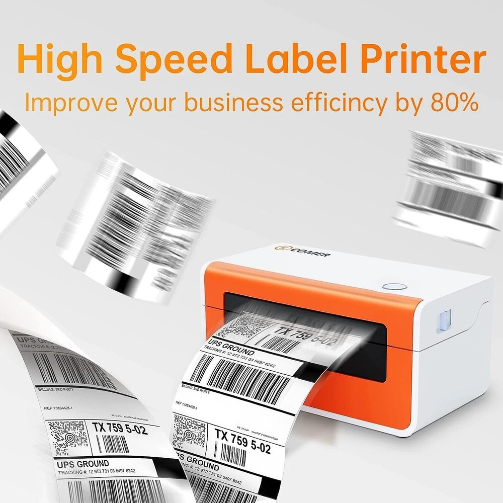 4x6 Thermal Shipping Labels Printer for Logistics - New USB Easy Setup  -image