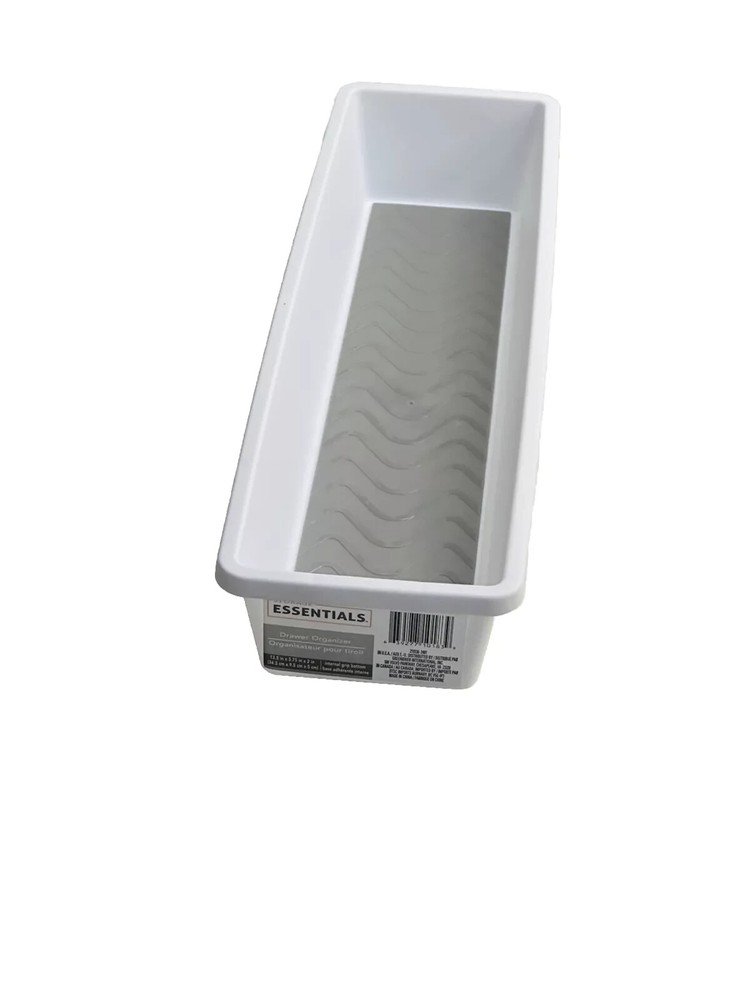 Storage Essentials Drawer Organizer Black 13.5 X 3.75 X 2 Inches