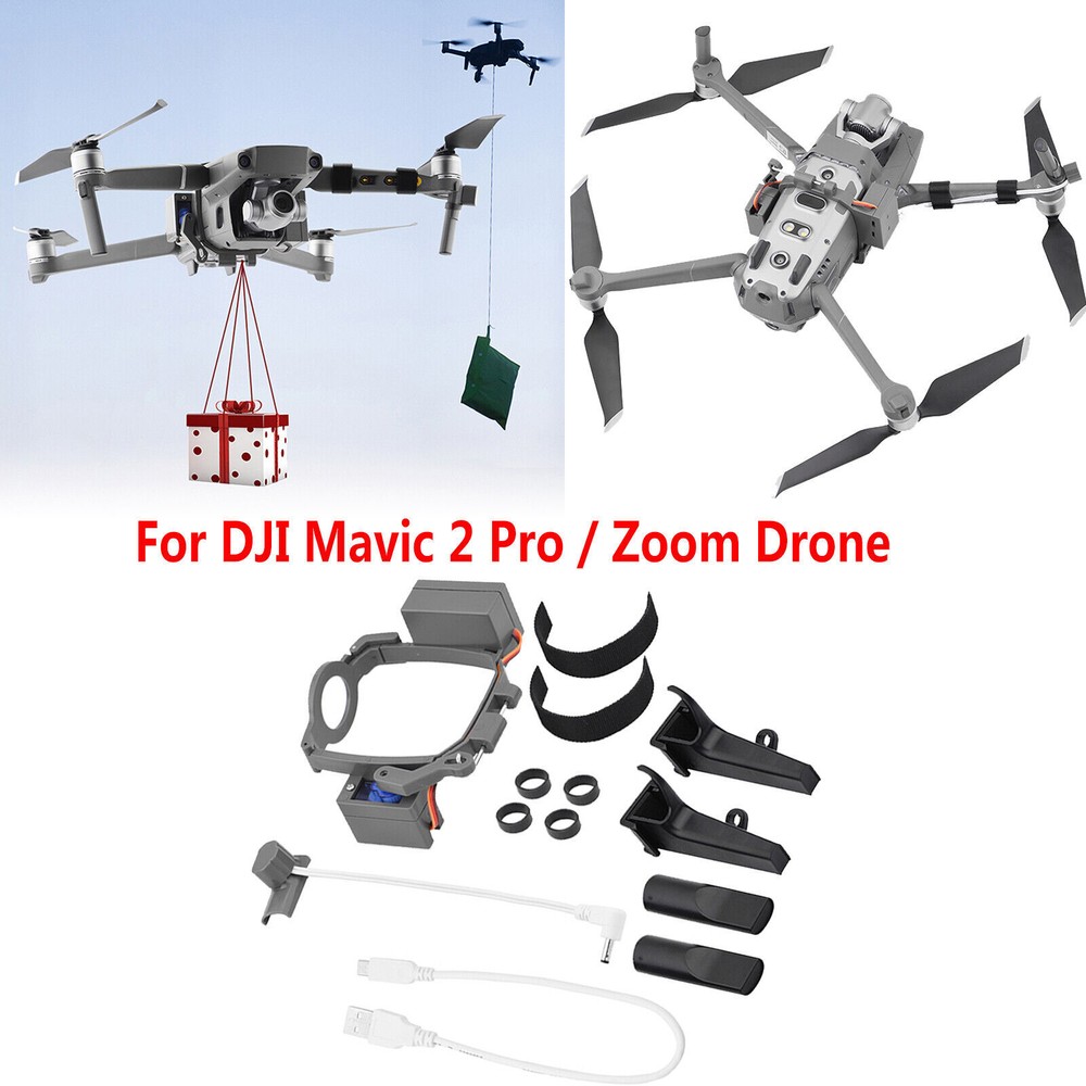 For DJI Mavic 2 Zoom / Pro Air Thrower Dispenser Drone Drop Delivery Device Sets-image