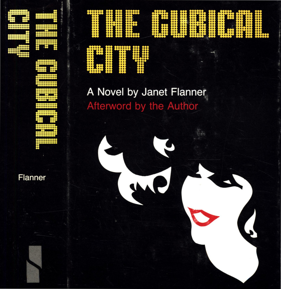 Janet Flanner The Cubical City 1974 Very Good Hard Cover With Dust Jacket