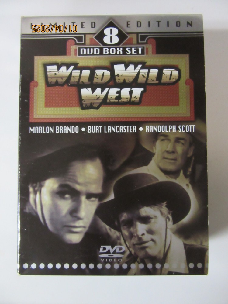 Wild Wild West 8-Disc DVD Set 2004 Marlon Brando Lancaster Scott  