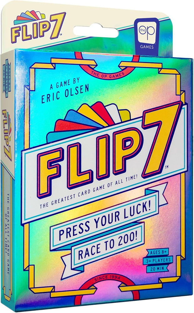 Flip 7, the Ultimate Blend of Press Your Luck & Strategy, Fast-Paced Addictive C
