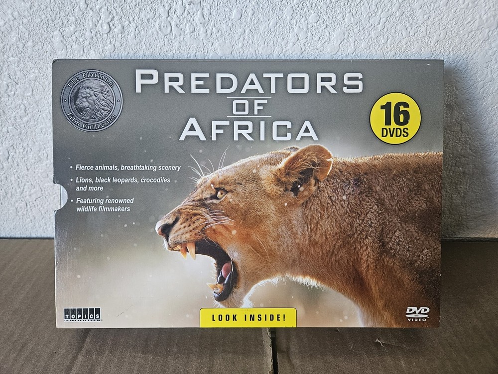 PREDATORS OF AFRICA DVD THE PLATINUM COLLECTION