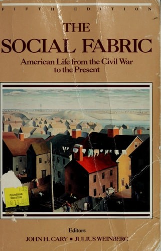The Social Fabric by , Good Book