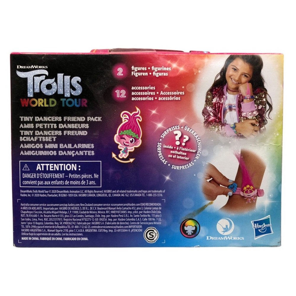 2060 - Vibrant Trolls Tiny Dancer Friends Pack Toy Set |8-14|