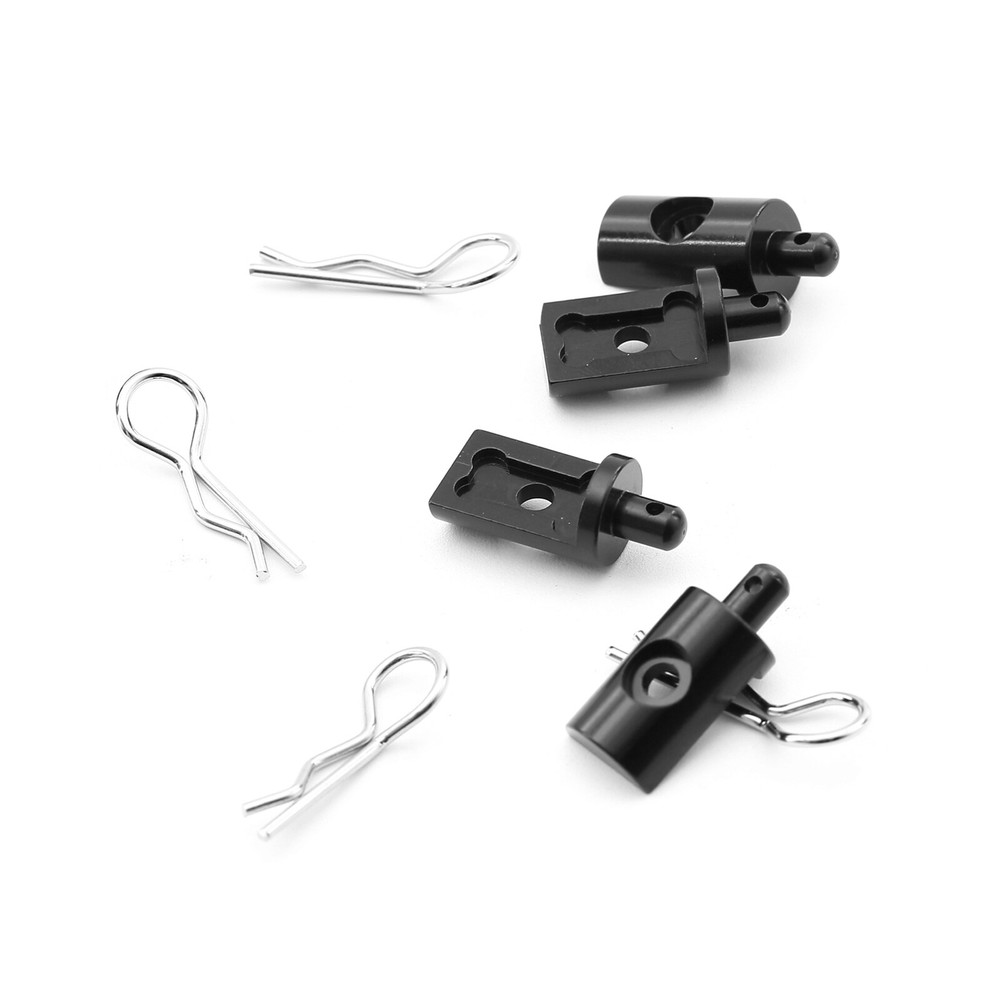 4Pcs Upgraded RC Car Body Mounts for Tamiya CW-01 Lunch Box 58347 1/12 Scale