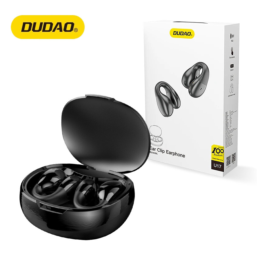 Bluetooth 5.2 Wireless Earbuds Ear Clip Bone Conduction Headphones Sport Headset