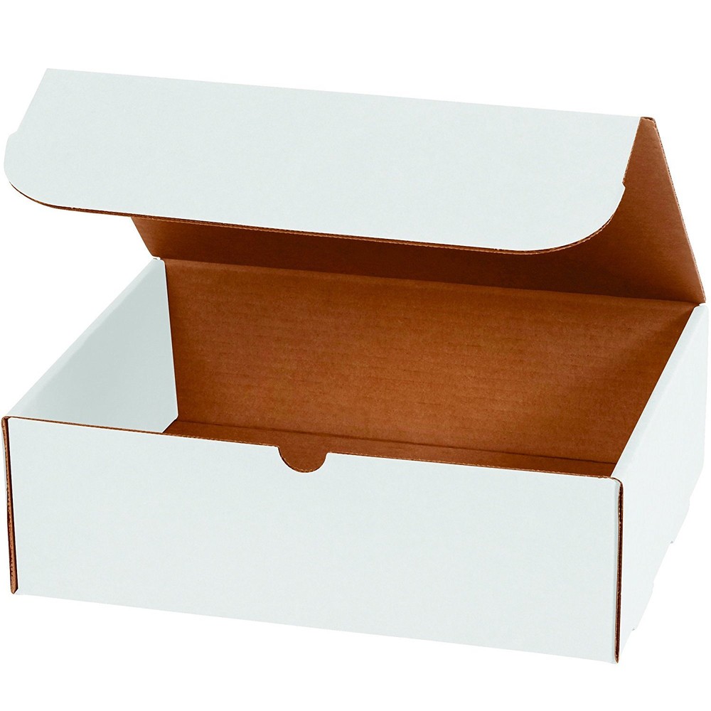 9x3x3 White Corrugated Shipping Mailers Packing Box Boxes Folding 100 To 1000