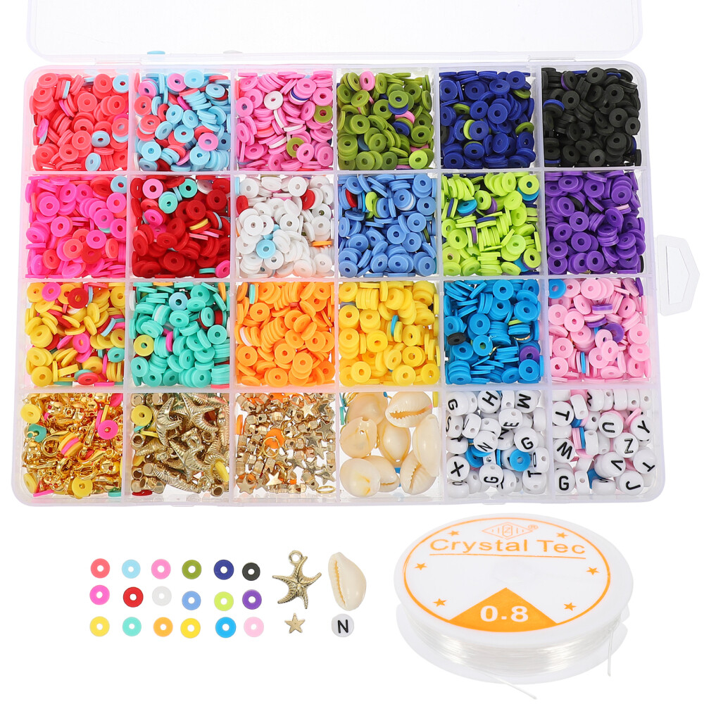Jewelry Accessories Flat Clay Beads Bracelet Making Kit Bohemian Decor