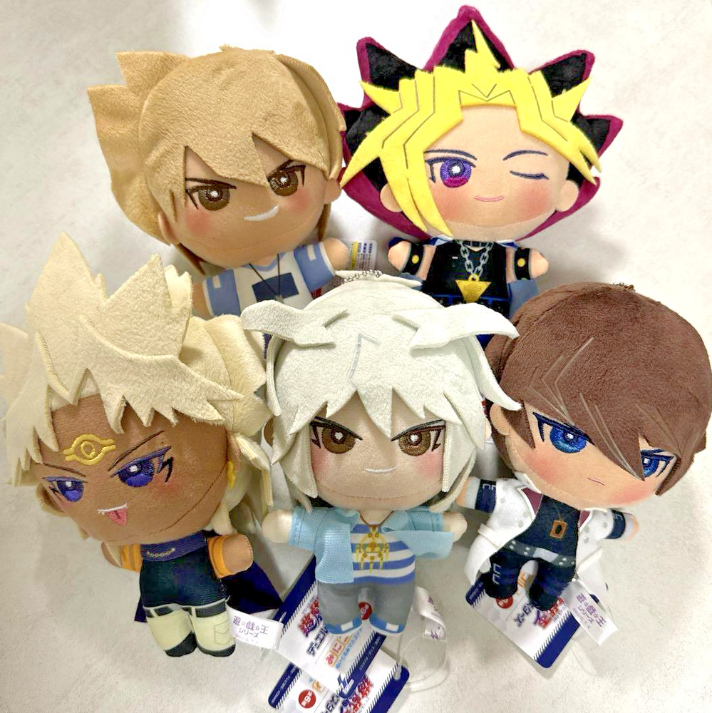 Yu-Gi-Oh! Minikore Plush Doll Bakura Marik Kaiba Jonouchi Yugi Set of 5