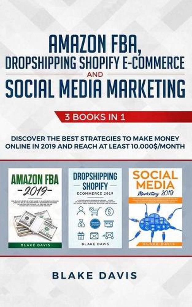 Amazon FBA, Dropshipping Shopify E-commerce and Social Media Marketing: 3 Books-image