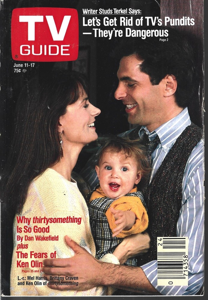Tv Guide Magazine June 11-17 1988 (Fn/Vf) Thirtysomething, Mel Harris, Ken Olin