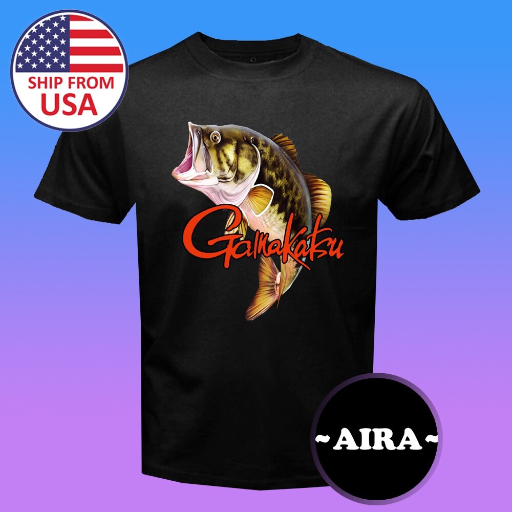 Gamakatsu Fishing Men's Black Size S-5XL