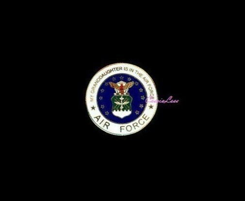 USAF Granddaughter  + a custom promo pin