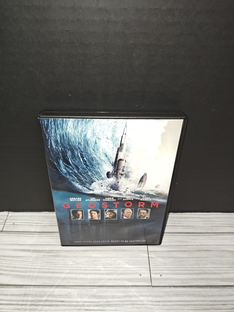 Geostorm (DVD 2017) Weather Disaster Thriller Movie Gerard Butler Jim Sturgess