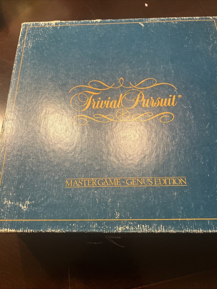 Vintage 1981 Original Trivial Pursuit Master Game Genus Edition COMPLETE