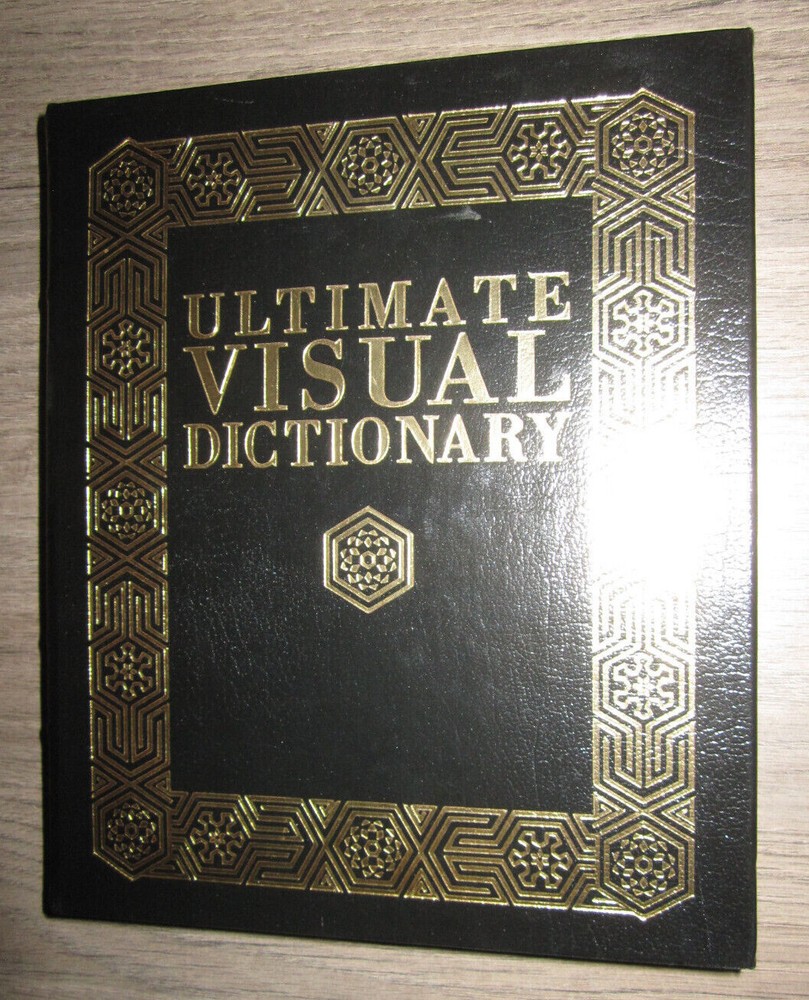 Leather-bound Ultimate Visual Dictionary Revised Edition 2002-image