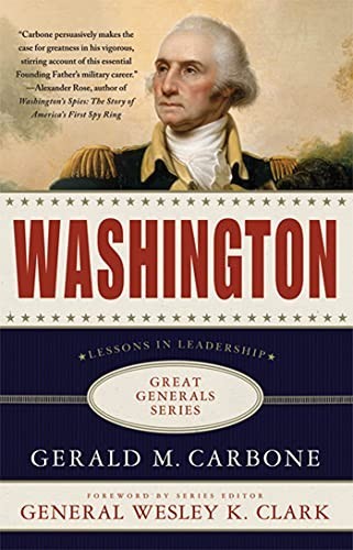Washington: Lessons in Leadership ... by Carbone, Gerald M. Paperback / softbackFREE US DELIVERY | ISBN: 0230103669 | Quality Books