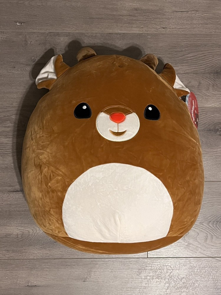 Squishmallow Rudolph the Red Nosed Reindeer Plush Christmas 16”