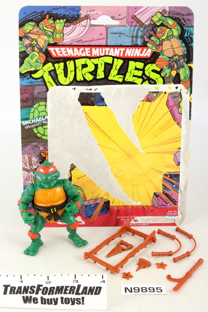 Michaelangelo w/box Basics Original Toyline Ninja Turtles TMNT