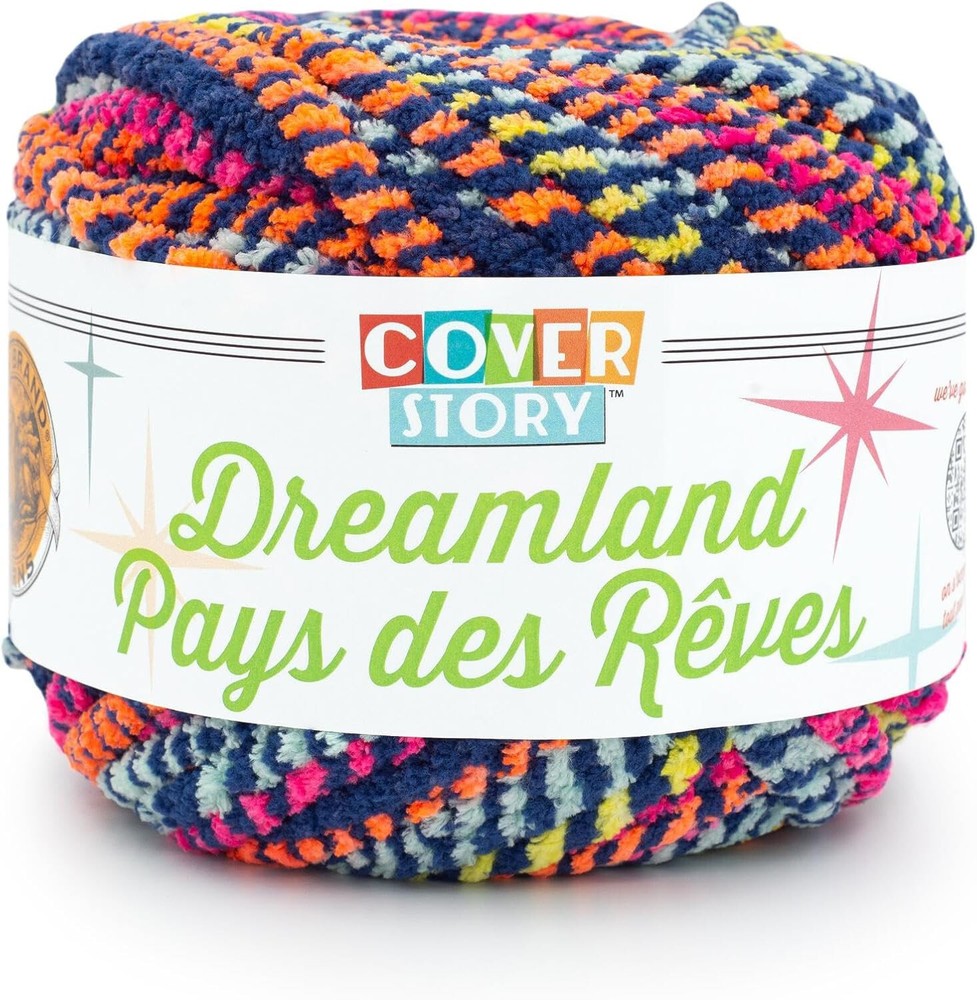 LION BRAND Cover Story Dreamland Cosmos Yarn - 2 Balls, 148 YD Each-image