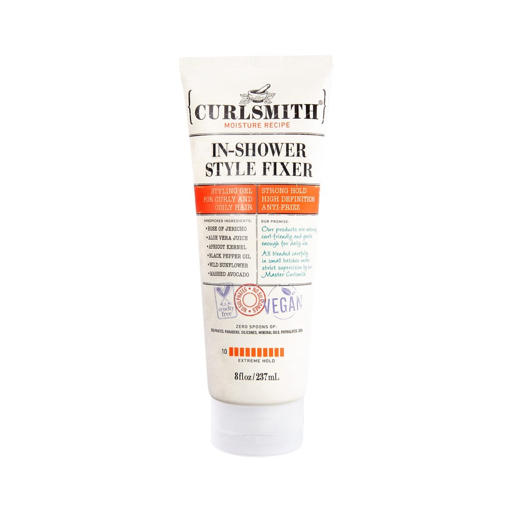 - In-Shower Style Fixer - Vegan Extreme Hold Styling for Dry, Wavy, Curly or ...