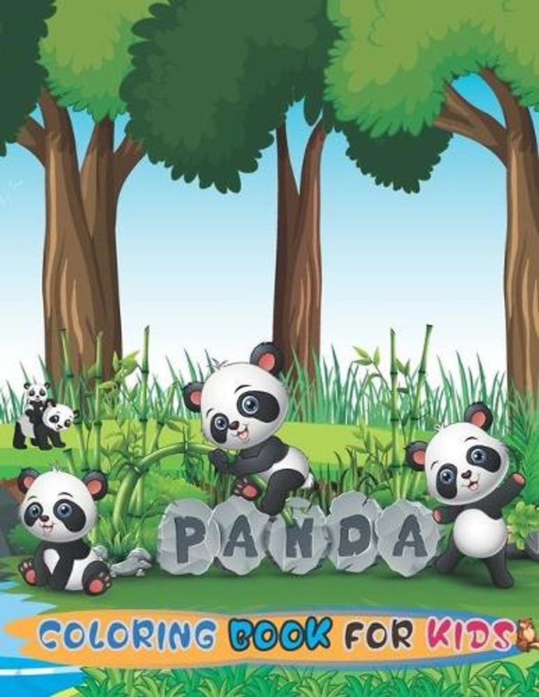 Panda Coloring Book for Kids: Learning Activity Book for Toddlers & Kids Ages 4-