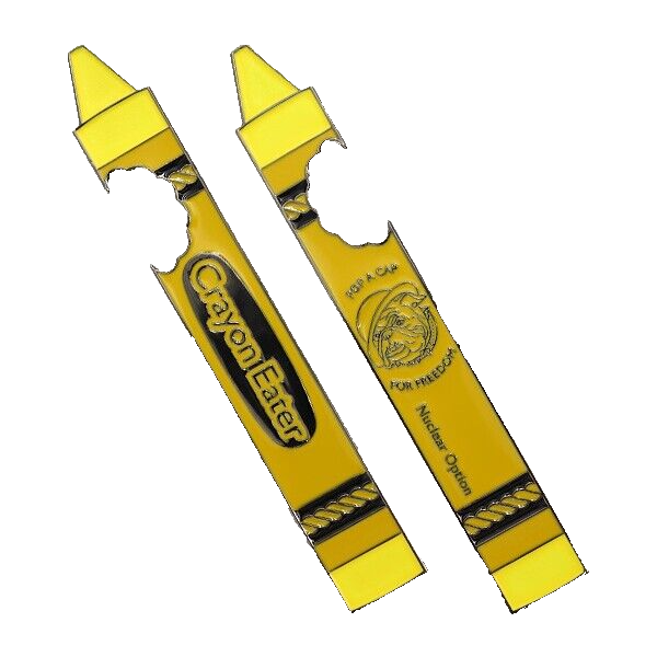 MARINE CORPS DEVIL DOG NUCLEAR OPTION CRAYON EATER 3.5