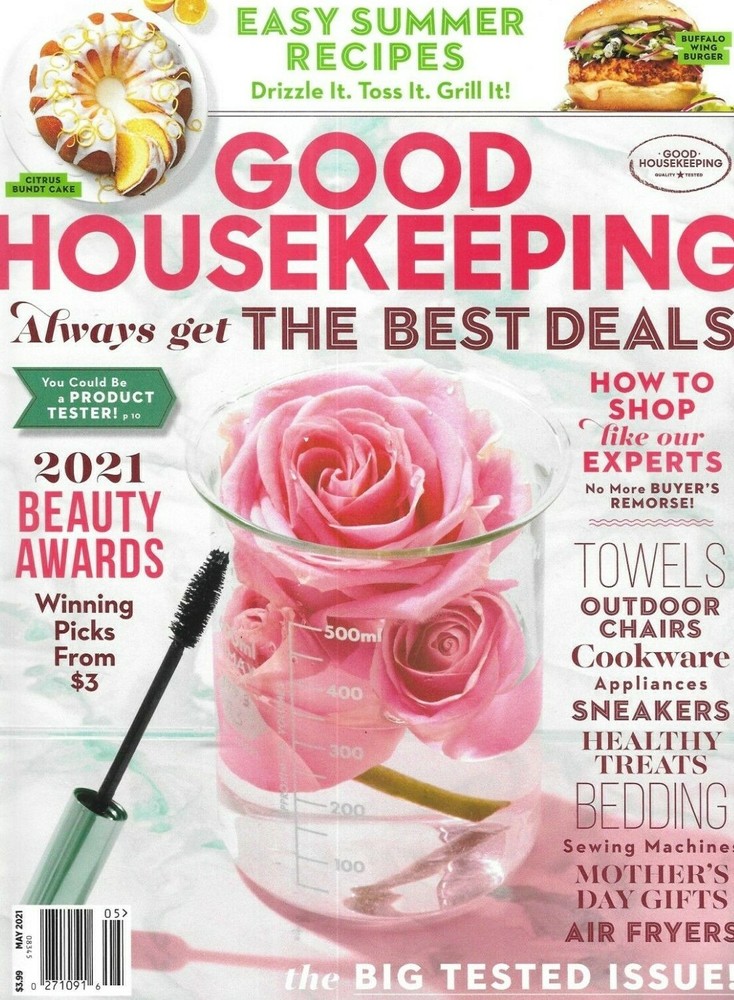 Good Housekeeping Magazine Best Deals Beauty Awards Easy Summer Recipes 2021