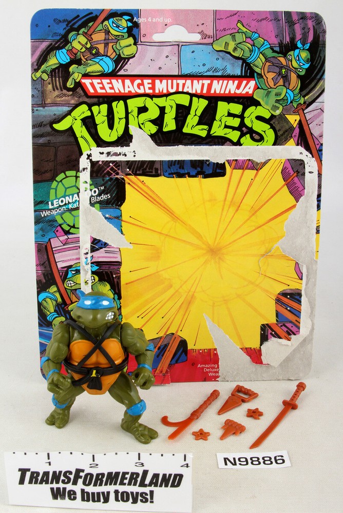 Leonardo w/box Basics Original Toyline Ninja Turtles TMNT