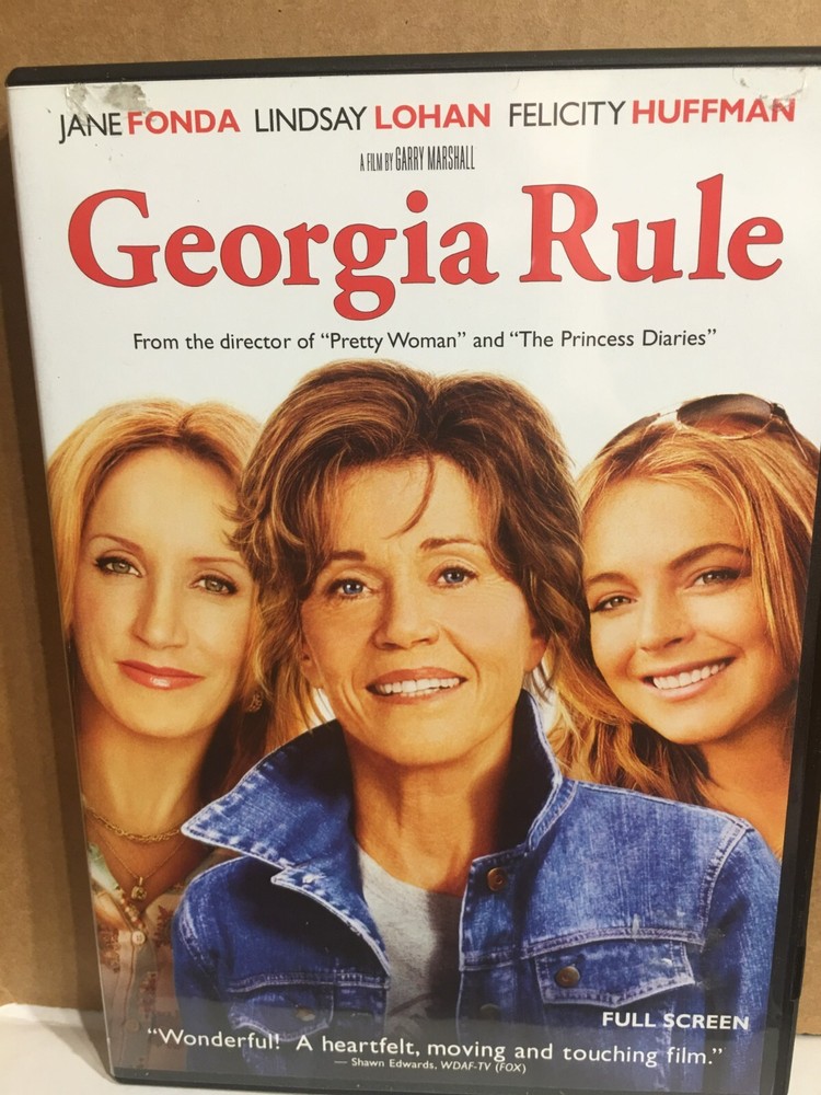 Georgia Rule 2007 DVD Full Frame Edition Starring Lindsay Lohan