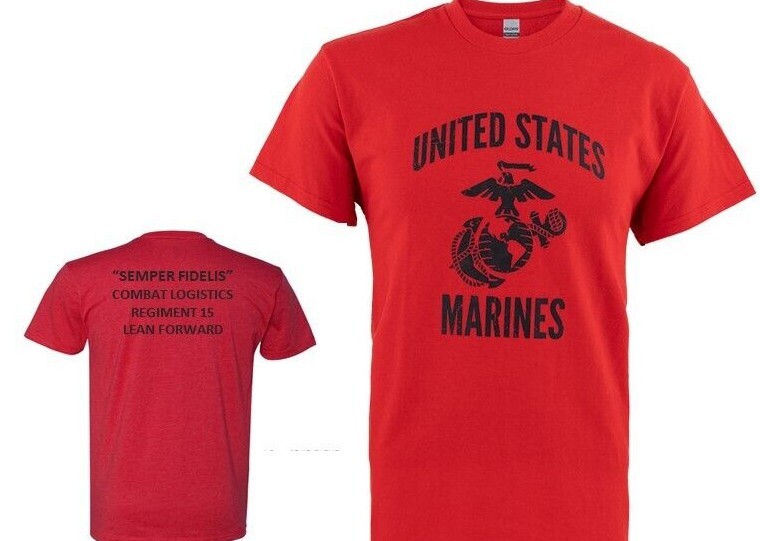 USMC Combat Logistics Regiment 15 Officially Licensed 2-Sided Shirt-image
