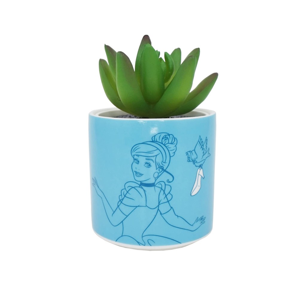 Disney Cinderella Faux Plant Pot 6.5cm New Home Decor  